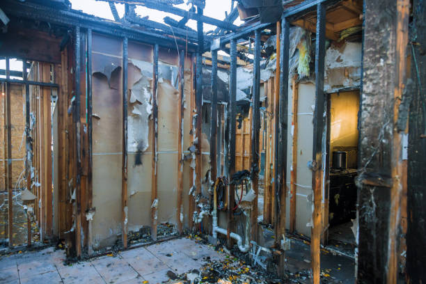 Professional Emergency Fire Cleanup technician working in Clinton, PA